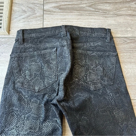 J Brand Snakeskin Matte Boa  Leggings - Picture 13 of 13